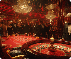 Classic Roulette wheel close-up